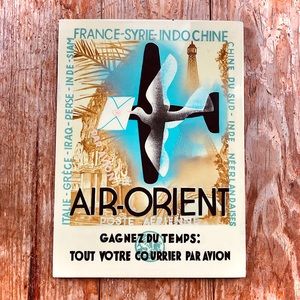 Air Orient Hand Painted Lacquer Sign